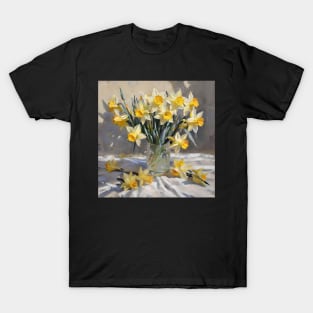 Easter Daffodils Study T-Shirt